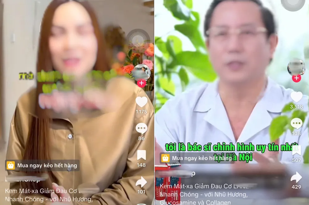 Từ ca sĩ, người nổi tiếng đến các bác sĩ đều bị các kênh bán hàng tạo clip AI giả danh để bán các sản phẩm liên quan sức khỏe K4a.jpg