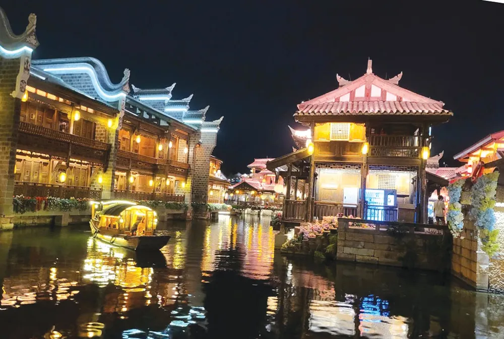 Một góc cổ trấn Lý Trang ở TP Nghi Tân, Tứ Xuyên, Trung Quốc. Ảnh: CHIẾN DŨNG L1g.jpeg
