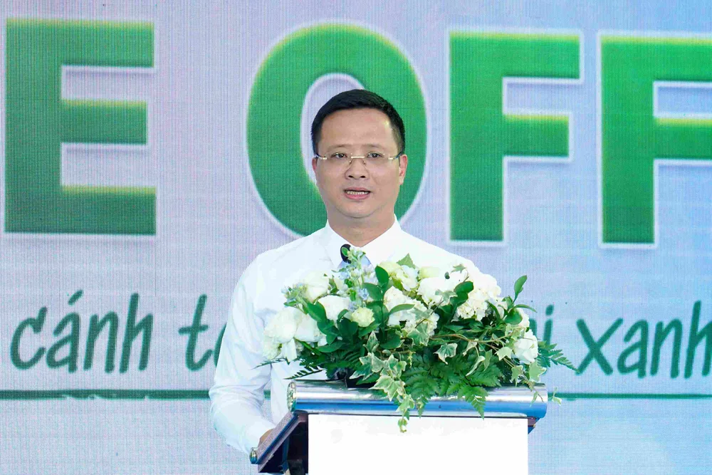 Cục trưởng Cục Hàng không Việt Nam Uông Việt Dũng chúc mừng hợp tác giữa hai đơn vị A1.jpg