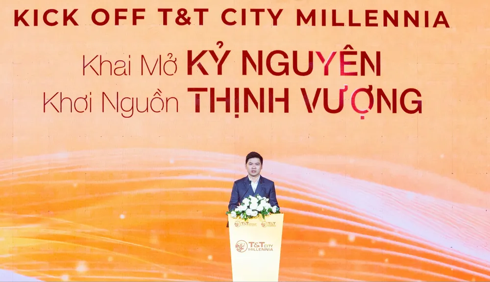 Ông Đỗ Vinh Quang, Phó Chủ tịch HĐQT Tập đoàn T&T Group, Chủ tịch HĐQT T&T Homes phát biểu tại sự kiện Ảnh 4.jpg
