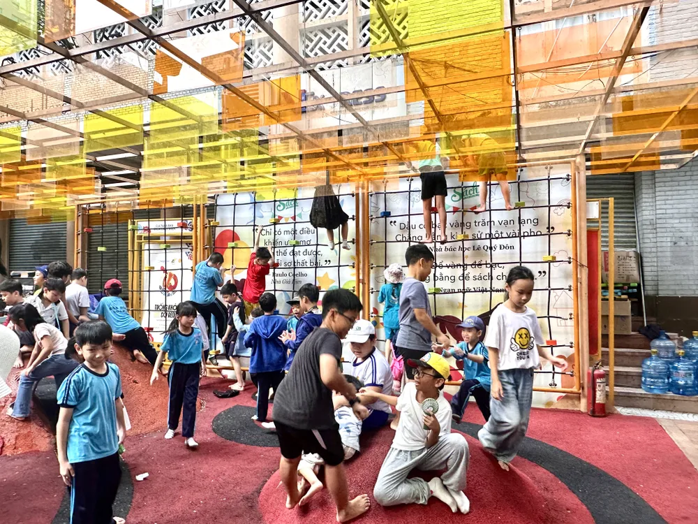 Khu vui chơi dành cho thiếu nhi tại Đường sách TPHCM có thể phải dừng hoạt động T6a.jpg