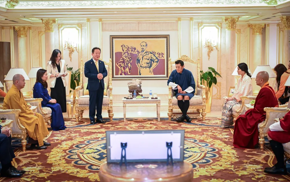 Nhà sáng lập, Chủ tịch Điều hành T&T Group Đỗ Quang Hiển bày tỏ mong muốn hợp tác với Bhutan 2. Nhà sáng lập, Chủ tịch Điều hành T&T Group Đỗ Quang Hiển bày tỏ mong muốn hợp tác.JPG