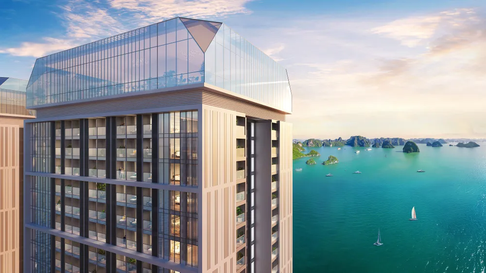 Sun Centro mở ra tầm nhìn ôm trọn kỳ quan vịnh Hạ Long. Ảnh: Sun Property 2.view-centro-town.jpg