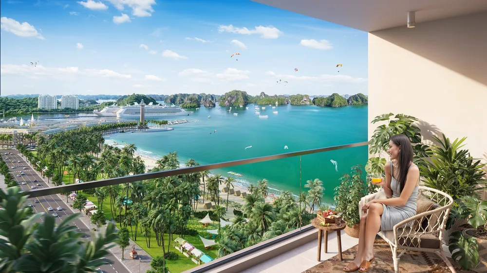 Sun Centro Town sở hữu view “tuyệt đối điện ảnh” hướng Vịnh di sản. Ảnh: Sun Property 5.view-sun-centro-town7.jpg
