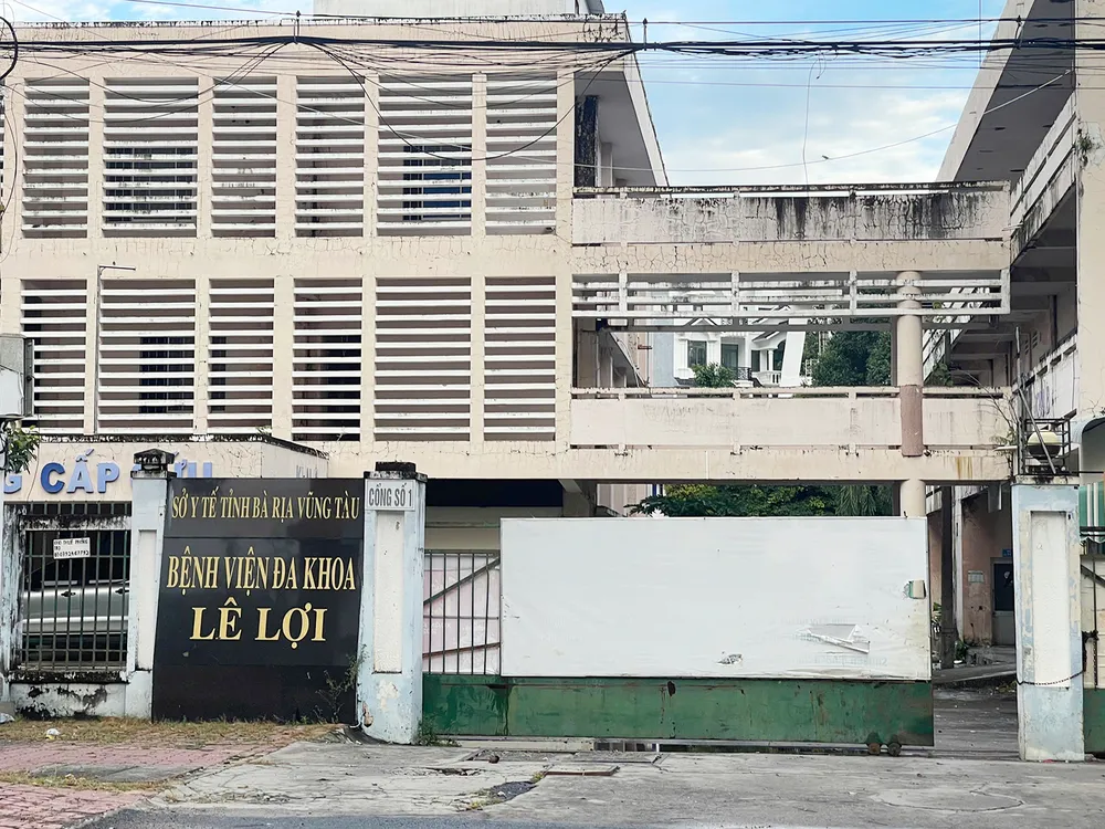 Khu đất Bệnh viện Lê Lợi (phường Vũng Tàu) được đề xuất chọn mở cơ sở 2 của một bệnh viện tuyến cuối G5a.jpg