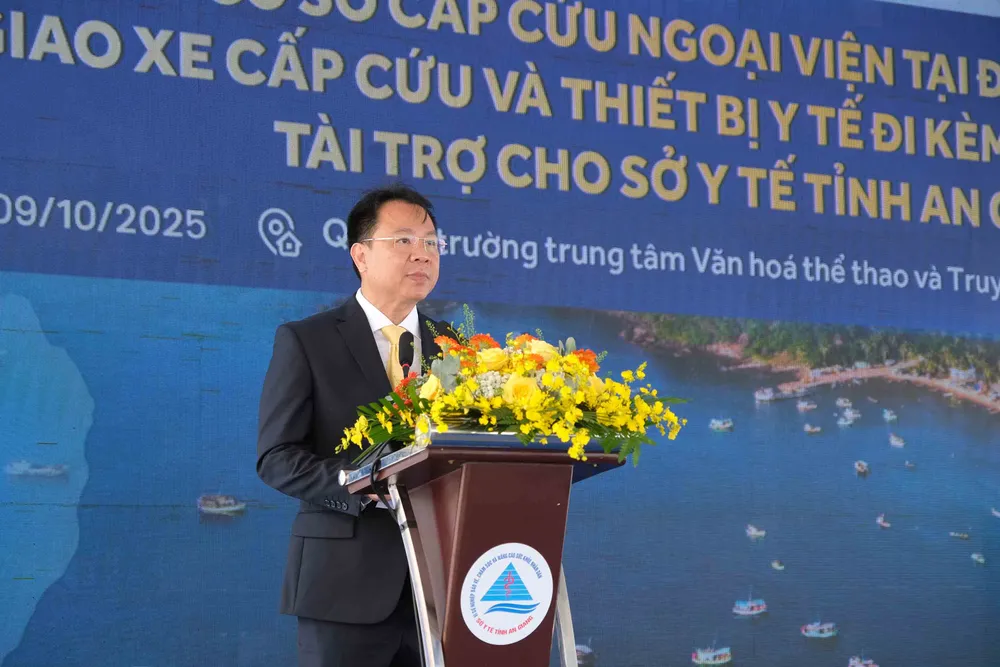 PGS-TS-BS Trần Quang Hiền, Tỉnh ủy viên, Giám đốc Sở Y tế tỉnh An Giang, chia sẻ, sự kiện là niềm tự hào về chất lượng y tế trong cộng đồng địa phương Anh 2.jpg