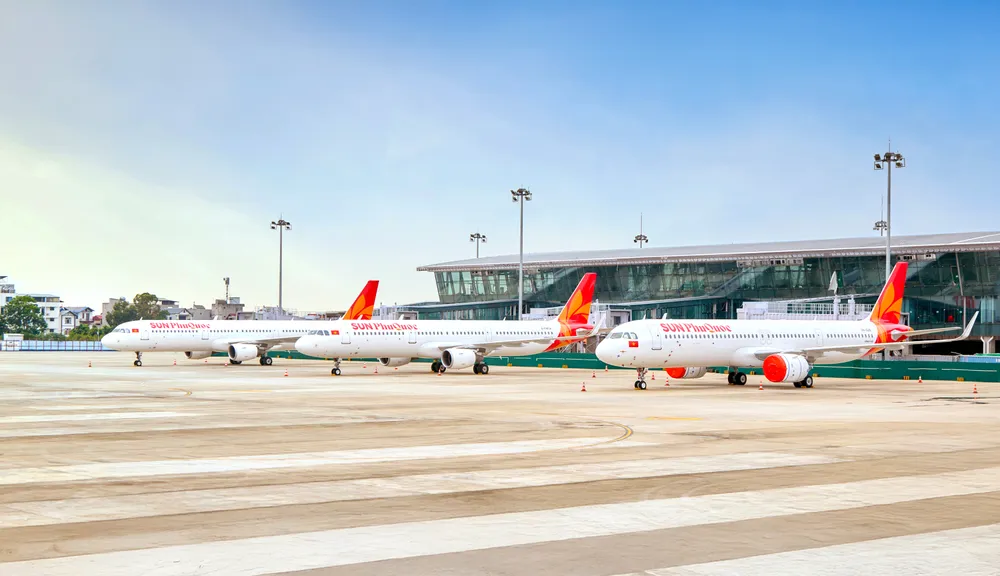 Sun PhuQuoc Airways đã đón 3 trên tổng số dự kiến 8 tàu bay trong năm 2025 sun-phu-quoc-airways.jpg