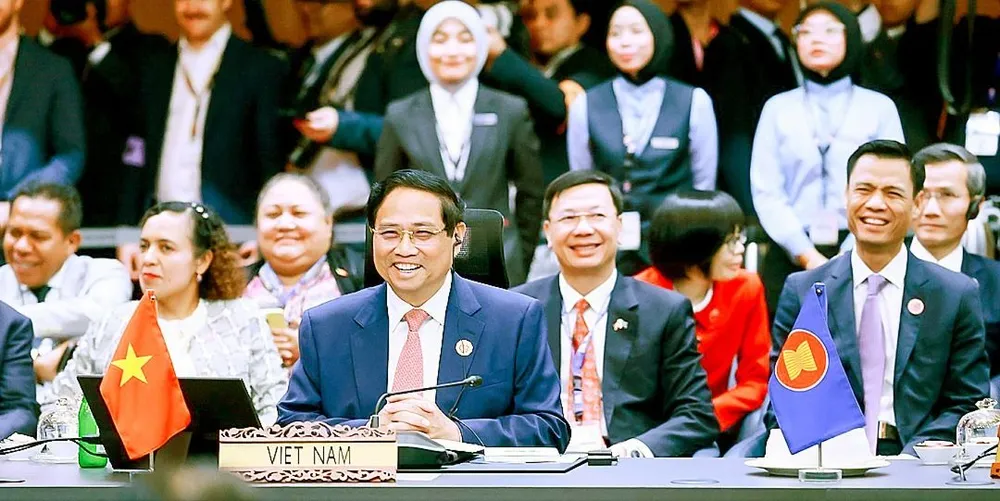 Thủ tướng Phạm Minh Chính tham dự Hội nghị Cấp cao ASEAN - New Zealand. Ảnh: TTXVN %1g.jpg