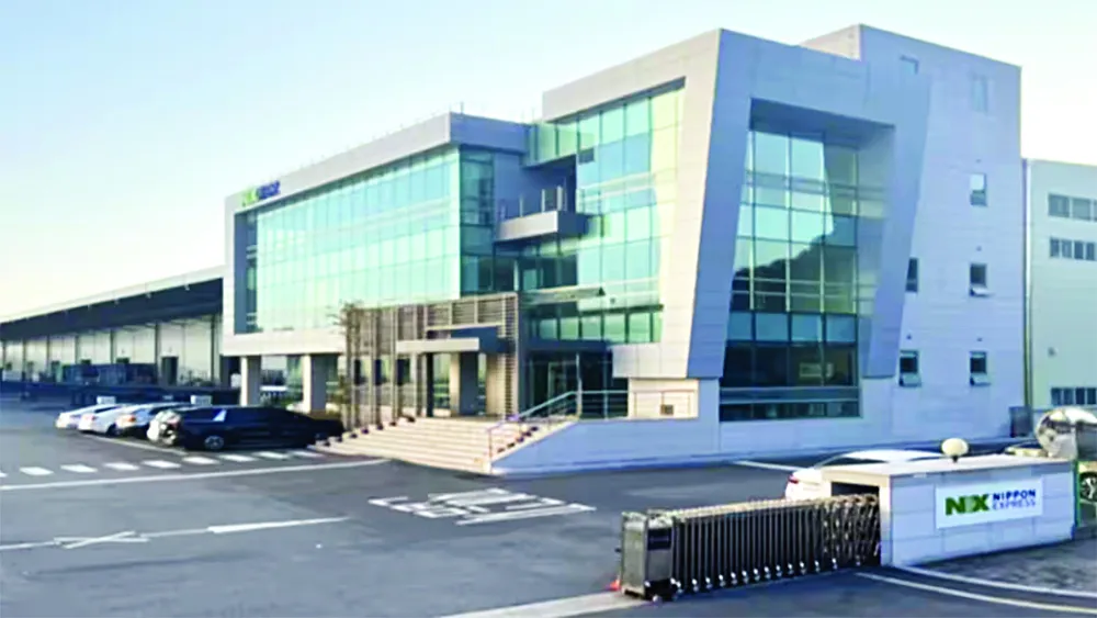 Cơ sở Busan của Nippon Express Holdings tại Hàn Quốc sẽ tiếp nhận hàng hóa để chuyển tiếp, trong trường hợp xảy ra động đất Nankai Trough. Ảnh: NIPPON EXPRESS HOLDINGS %8b.jpg