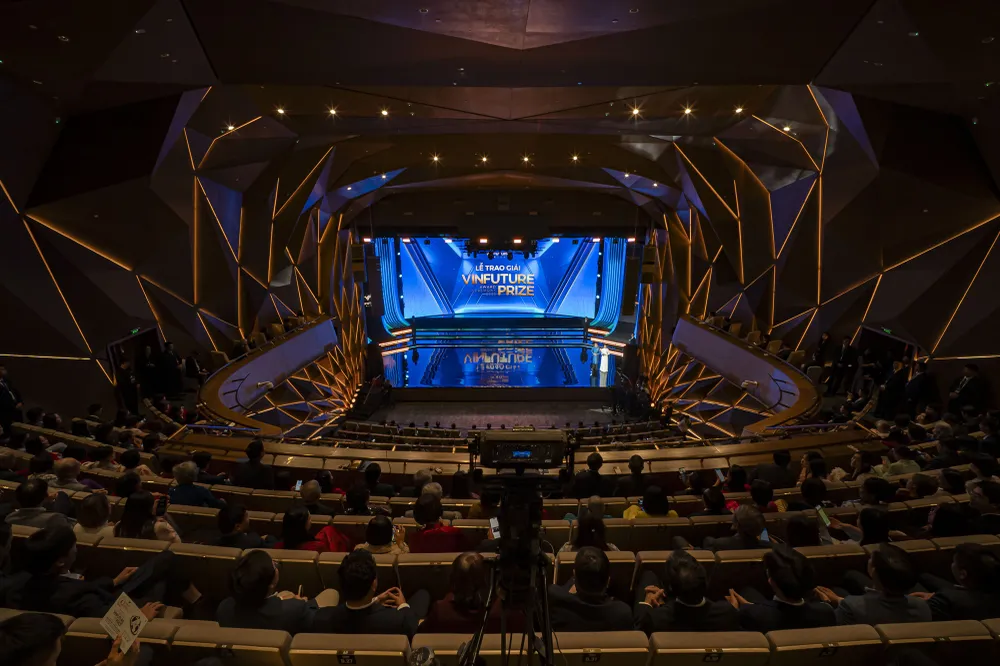 Visão geral da cerimônia de premiação VinFuture 2025 Ảnh 9.jpg