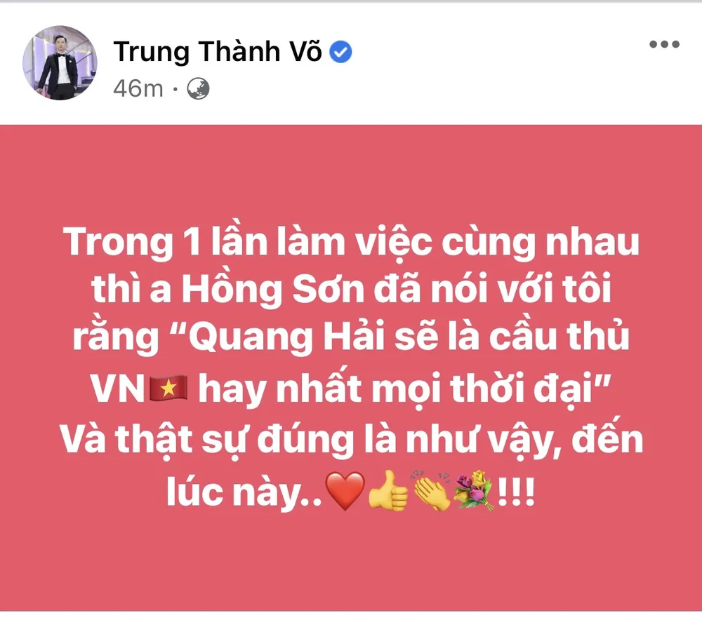 Giới nghệ sĩ thức khuya ăn mừng chiến thắng của tuyển Việt Nam ảnh 5