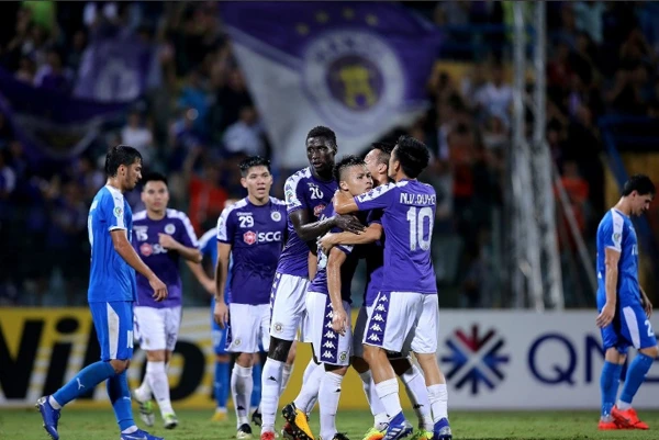 Hà Nội FC vừa tập luyện chuẩn bị cho AFC Cup 2021, vừa chờ thông báo chính thức từ AFC. Ảnh: AFC