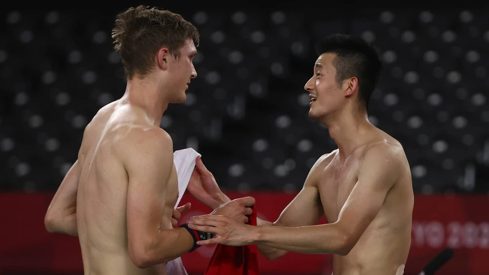 Chen Long đã thất bại trước Viktor Axelsen tại Olympic Tokyo 2020. Ảnh: REUTERS