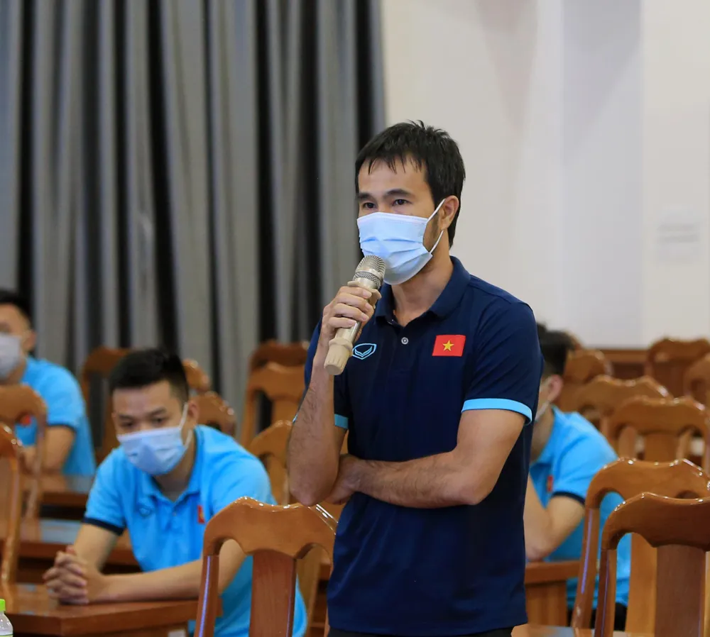 Lãnh đạo VFF trực tiếp giao chỉ tiêu cho tuyển futsal Việt Nam ảnh 1 Lãnh đạo VFF trực tiếp giao chỉ tiêu cho tuyển futsal Việt Nam ảnh 1