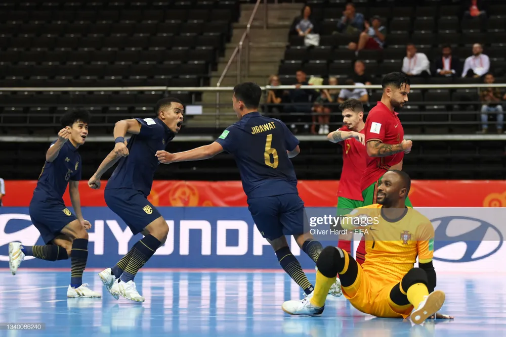 Thái Lan thua ngược Bồ Đào Nha ở Futsal World Cup 2021 ảnh 1 Thái Lan thua ngược Bồ Đào Nha ở Futsal World Cup 2021 ảnh 1