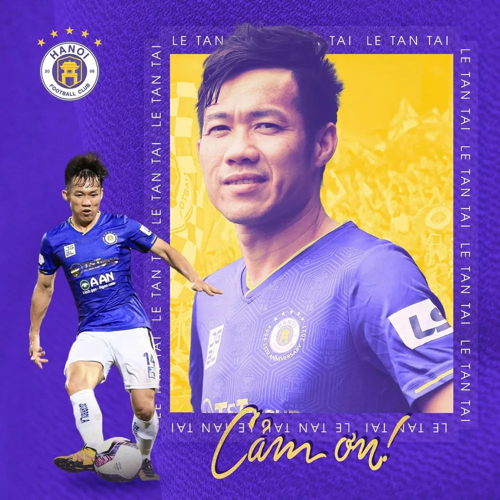 Lão tướng Lê Tấn Tài chia tay Hà Nội FC ảnh 1