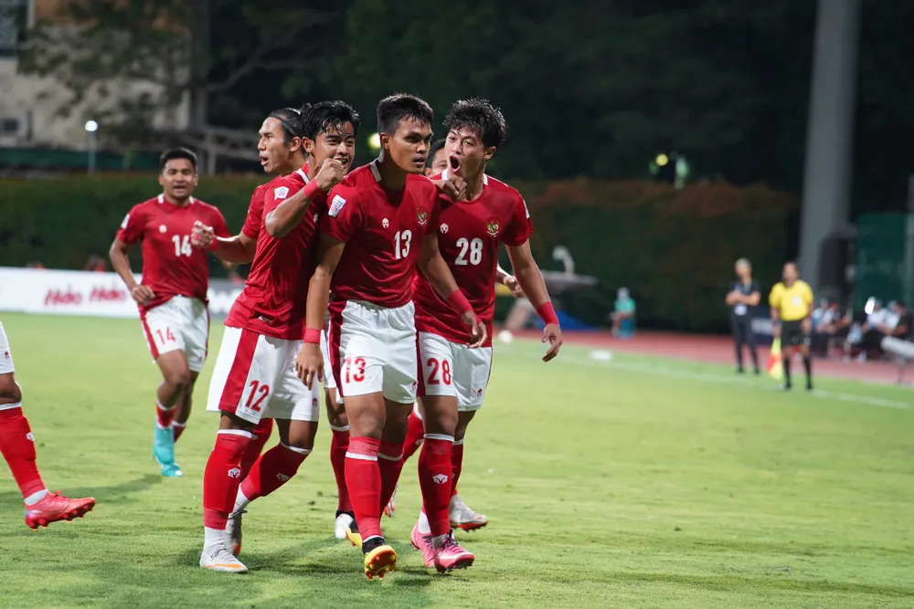 Indonesia sẽ tạo nên áp lực cho Việt Nam và Malaysia nếu đánh bại Lào. Ảnh: AFF