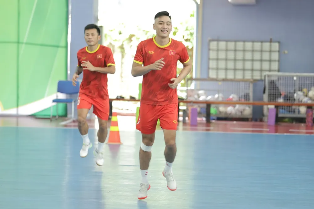 Tuyển futsal Việt Nam hội quân chuẩn bị SEA Games 31 ảnh 1 Tuyển futsal Việt Nam hội quân chuẩn bị SEA Games 31 ảnh 1