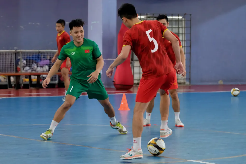 Futsal nam Việt Nam quyết tâm giành HCV ở SEA Games 31 ảnh 1 Futsal nam Việt Nam quyết tâm giành HCV ở SEA Games 31 ảnh 1