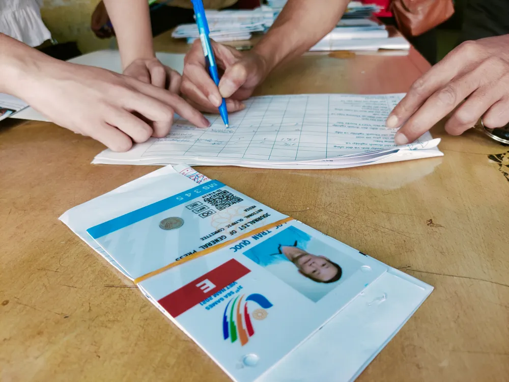 Háo hức với những tấm thẻ tác nghiệp SEA Games 31 ảnh 4