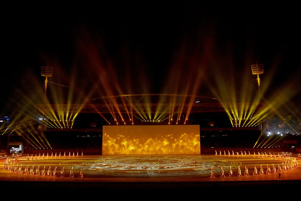 Vài tiếng trước khai mạc SEA Games 31, Hà Nội đổ mưa lớn ảnh 2