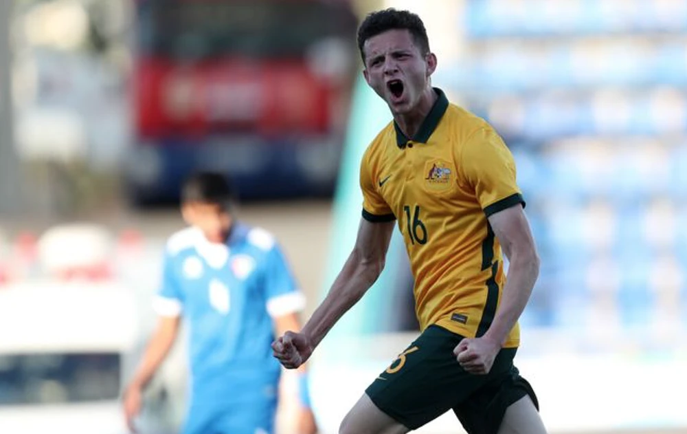 U23 Australia có chiến thắng dễ dàng ở trận ra quân vòng chung kết U23 châu Á 2022. ẢNH: AFC