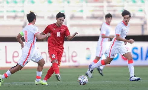 Vòng loại U20 châu Á 2023: U20 Việt Nam dễ dàng có 3 điểm đầu tay ảnh 1