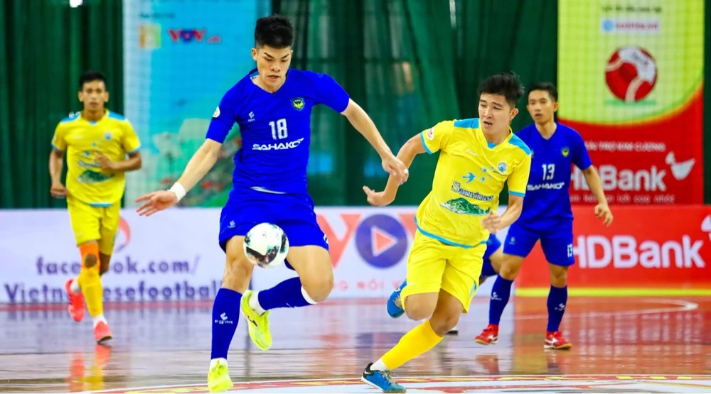 Sahako bị loại ngay từ vòng bảng Cúp futsal quốc gia 2022. ẢNH: ANH TRẦN