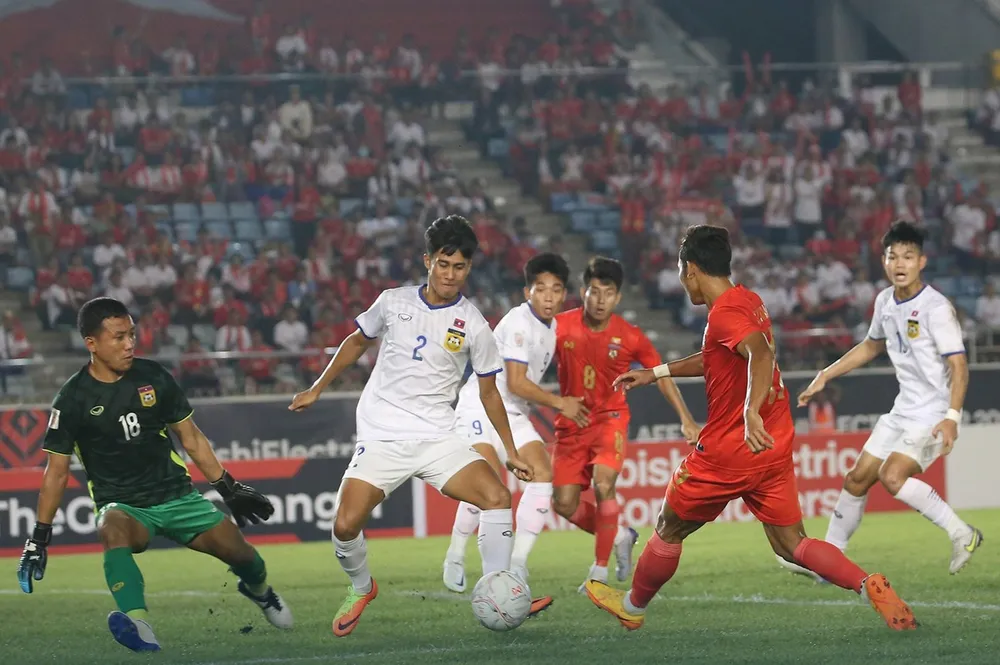 Myanmar và Lào sớm nói lời chia tay AFF Cup 2022 sau vòng bảng Myanmar và Lào sớm nói lời chia tay AFF Cup 2022 sau vòng bảng