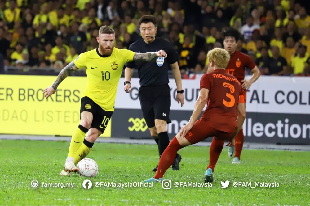 Malaysia có 1 bàn thắng làm vốn trước khi tái đấu Thái Lan vào ngày 10-1 trên sân Thammasat. ẢNH: FAM Malaysia có 1 bàn thắng làm vốn trước khi tái đấu Thái Lan vào ngày 10-1 trên sân Thammasat. ẢNH: FAM