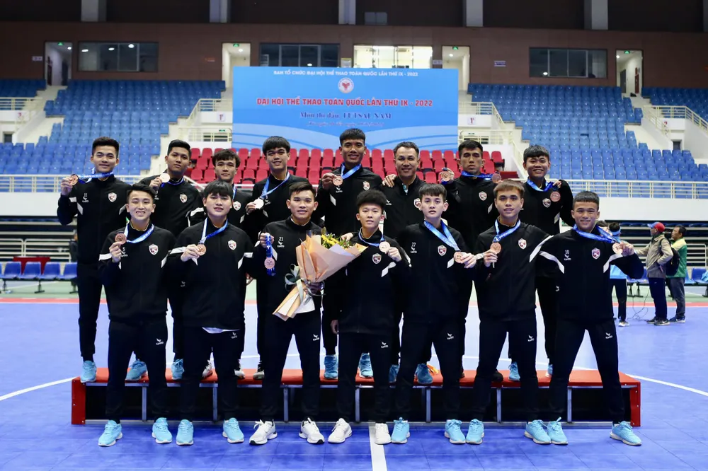 Tấm huy chương đồng ở Đại hội Thể thao toàn quốc 2022 là thành tích tốt nhất của futsal Đắk Lắk kể từ khi thành lập