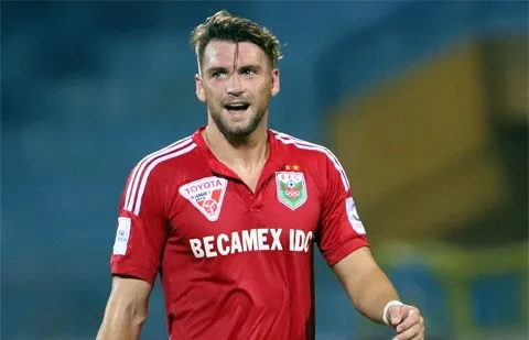Marko Simic từng thi đấu không thành công ở Becamex Bình Dương.
