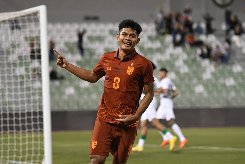 U23 Thái Lan gây ấn tượng khi cầm hòa U23 Saudi Arabia. ẢNH: FAT. 