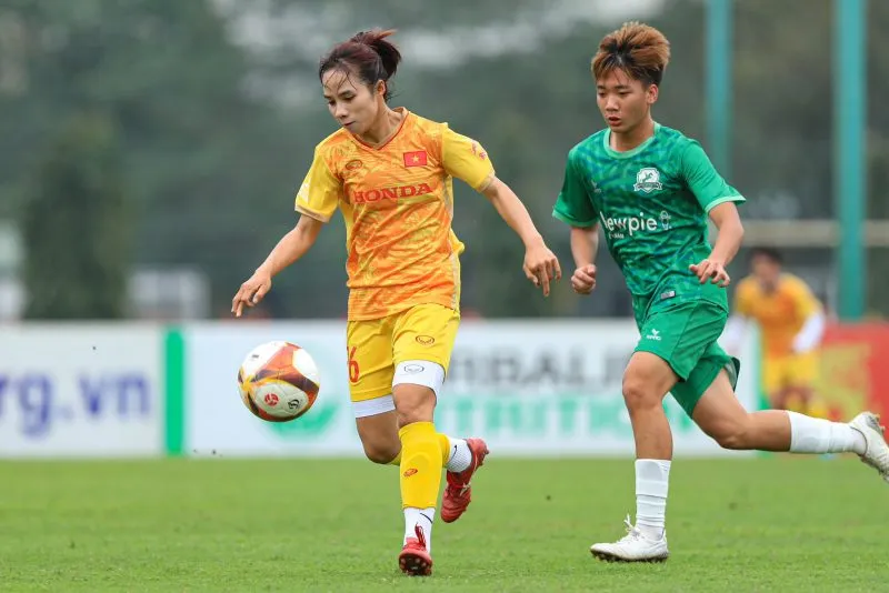 Đội tuyển nữ Việt Nam đang trong quá trình thi đấu giao hữu ở Hà Nội.