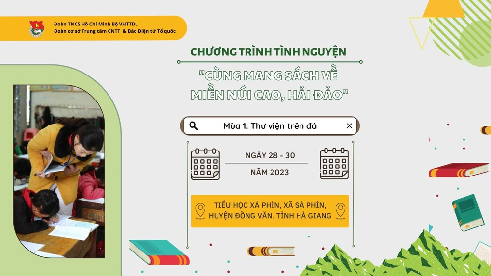 Phát động chương trình thiện nguyện "Cùng mang sách về miền núi cao, hải đảo"