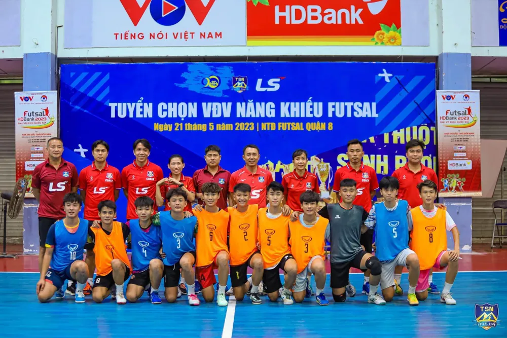 Futsal Thái Sơn Nam TPHCM tuyển chọn thêm 11 cầu thủ năng khiếu.