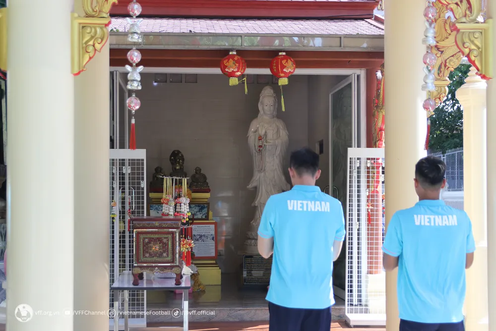 U23 Việt Nam cùng nhau hướng đến những điều tốt đẹp.