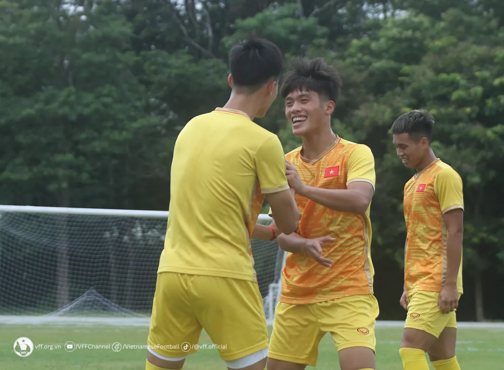 Các tuyển thủ U23 Việt Nam mang tâm lý thoải mái trước trận đấu với U23 Philippines.
