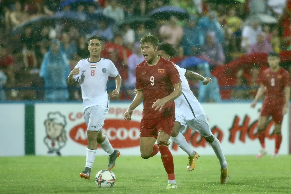 U23 Việt Nam gặp nhiều khó khăn trước U23 Yemen. ẢNH: MINH HOÀNG.