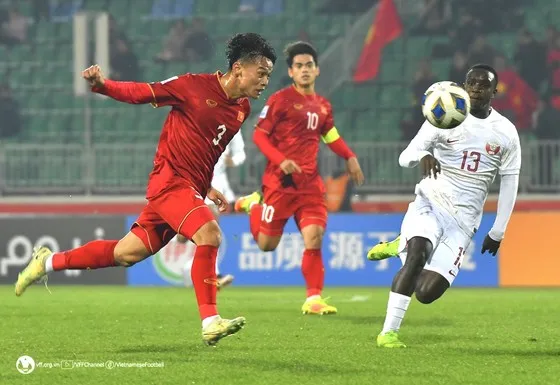 Hồ Văn Cường dự vòng chung kết Giải U20 châu Á 2023.