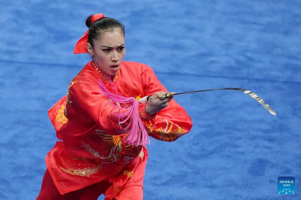 Basma Lachkar là vận động viên trẻ tiềm năng của wushu Đông Nam Á.
