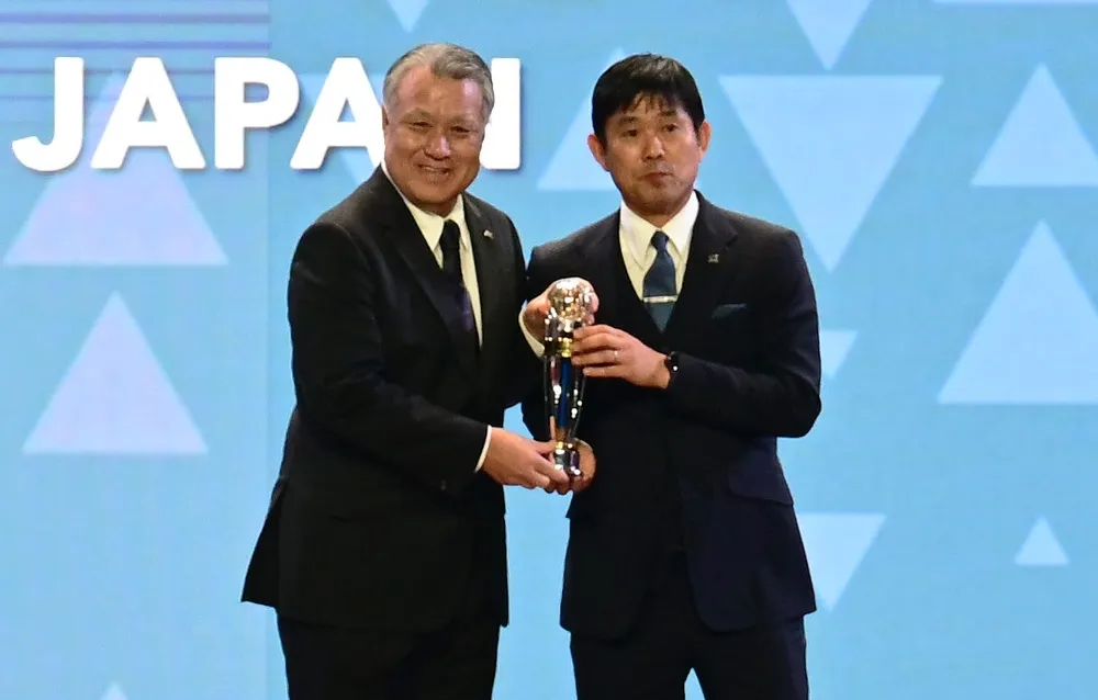 HLV Hajime Moriyasu của Nhật Bản là HLV đội tuyển nam xuất sắc nhất AFC năm 2022