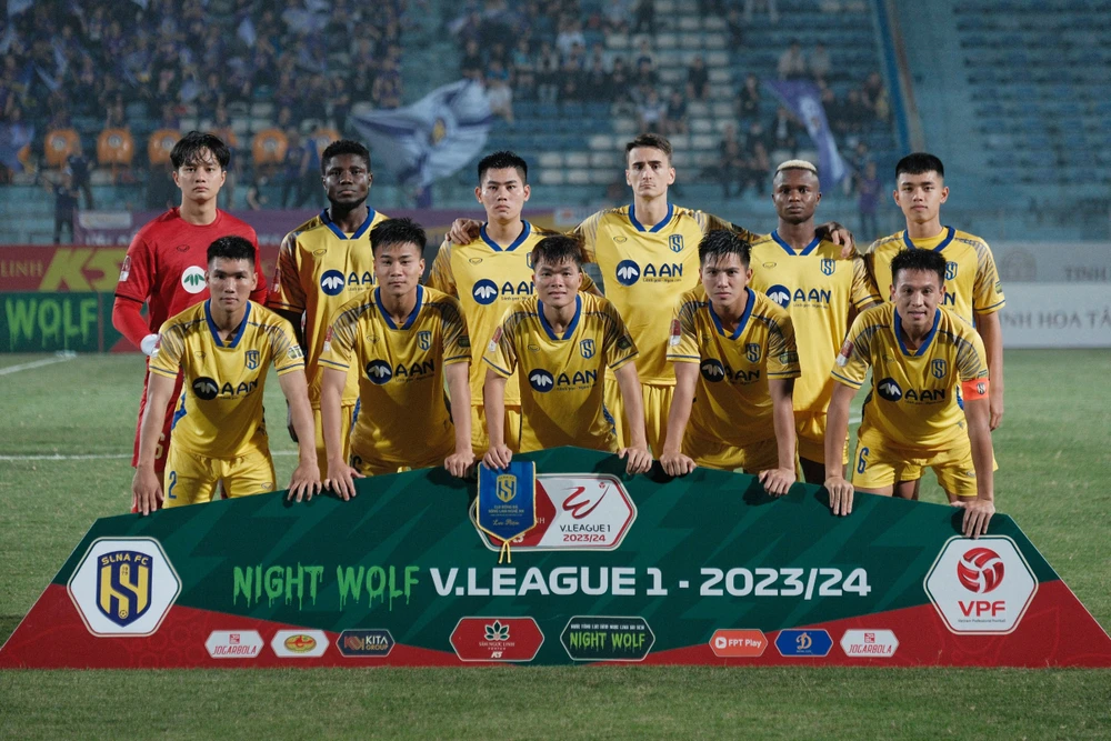 SLNA là đội bóng duy nhất ở V-League sử dụng đủ các cầu thủ U22