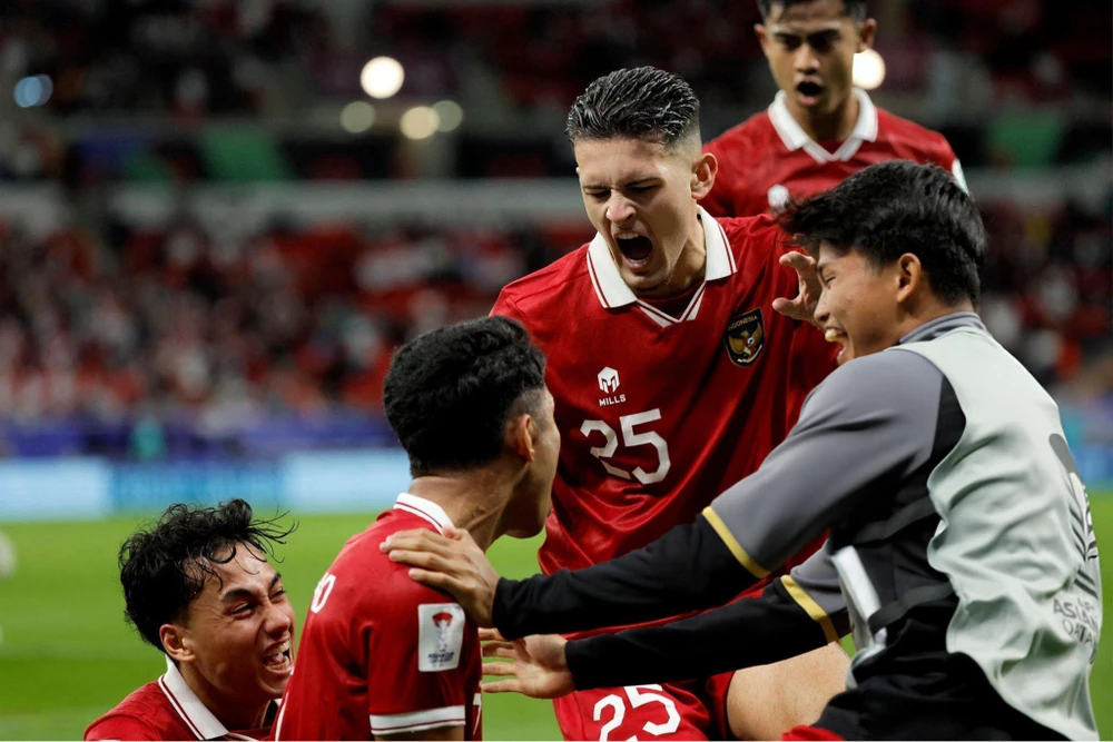 Các tuyển thủ Indonesia đã lột xác ở trận ra quân Asian Cup 2023. 