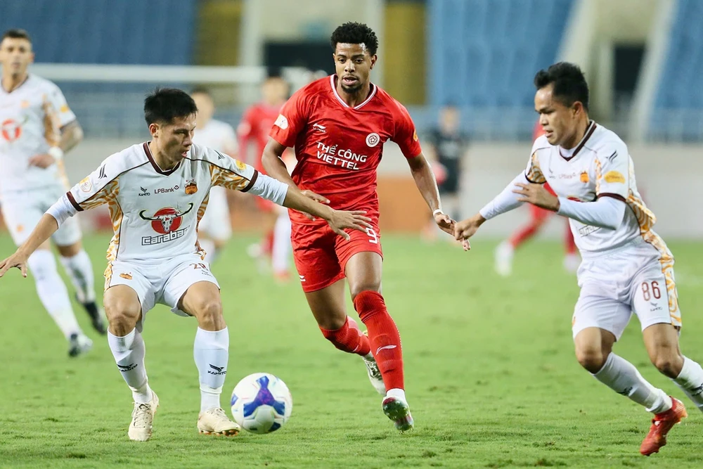 Viettel FC được đánh giá cao hơn đội chủ nhà HAGL. ẢNH: VPF