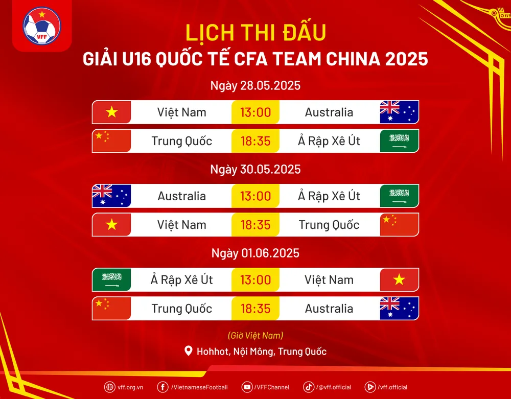 Lịch thi đấu tại Giải U16 quốc tế CFA Team China 2025 1.jpg