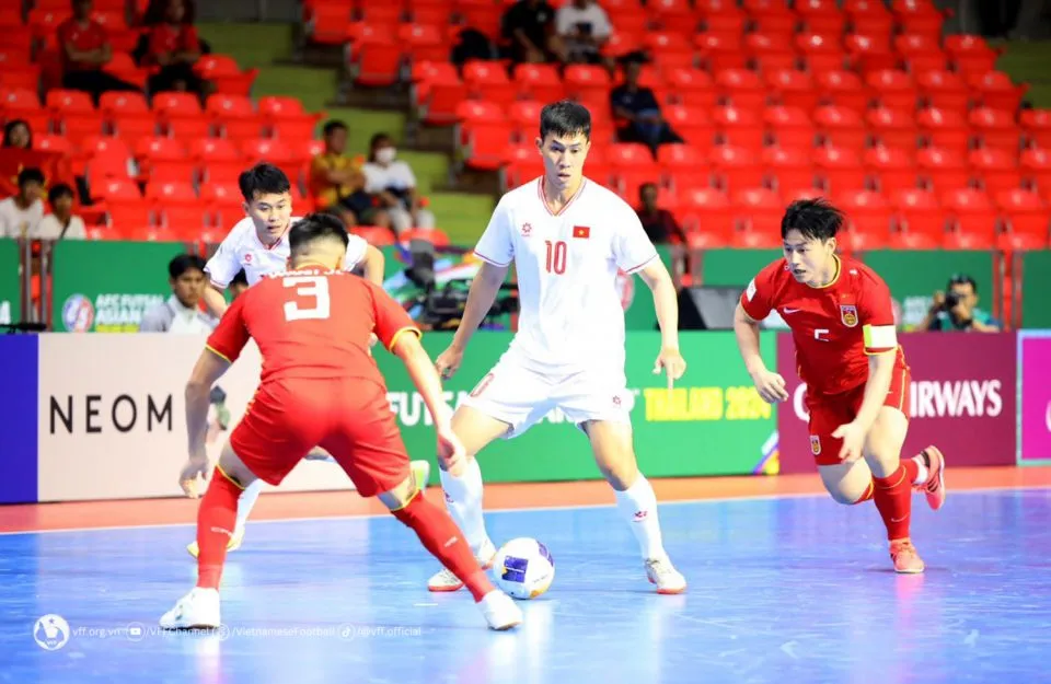 Nguyễn Thịnh Phát cùng các tuyển thủ futsal Việt Nam gặp lại Trung Quốc ở cúp châu Á.