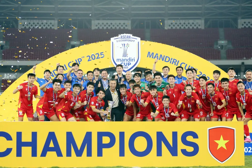 U23 Việt Nam vô địch Giải U23 Đông Nam Á 2025.