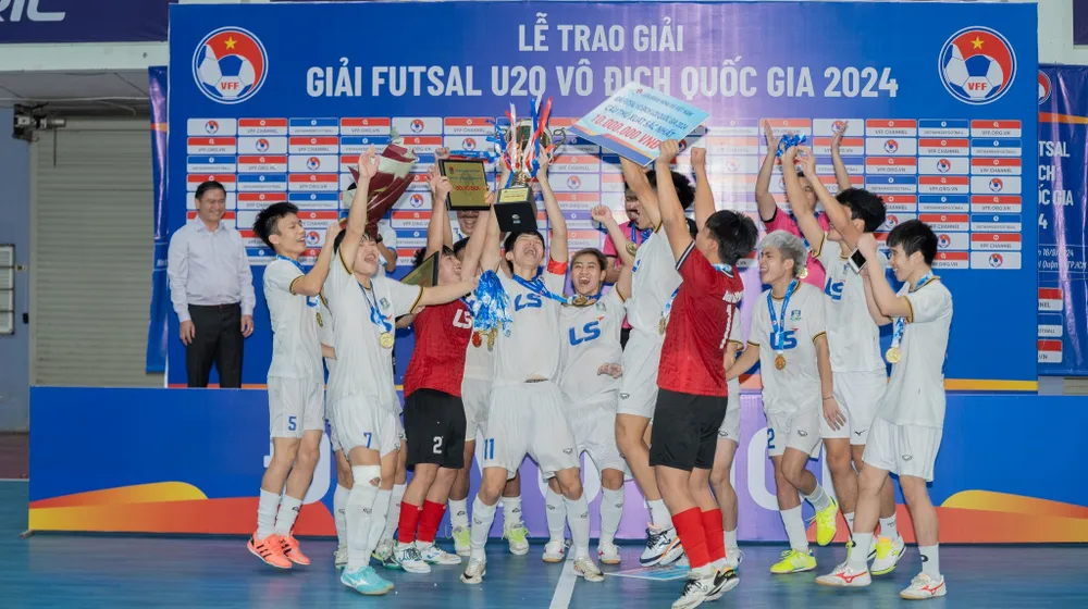 Giải futsal U20 quốc gia được Liên đoàn Bóng đá Việt Nam tổ chức thường niên. ẢNH: ANH TRẦN 