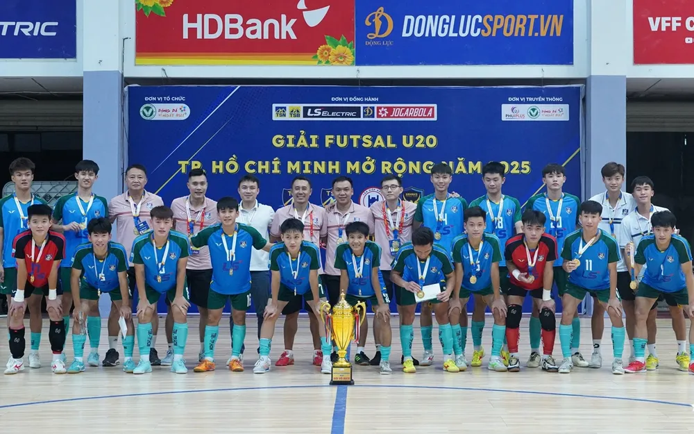 U20 Thái Sơn Nam TPHCM quyết tâm đổi màu huy chương tại Giải Futsal U20 quốc gia 2025. ẢNH: TÂM HÀ
